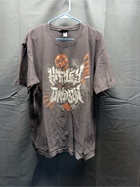 Harley-Davidson Black Graphic Skull Short Sleeve Tee Sz XL (14am)